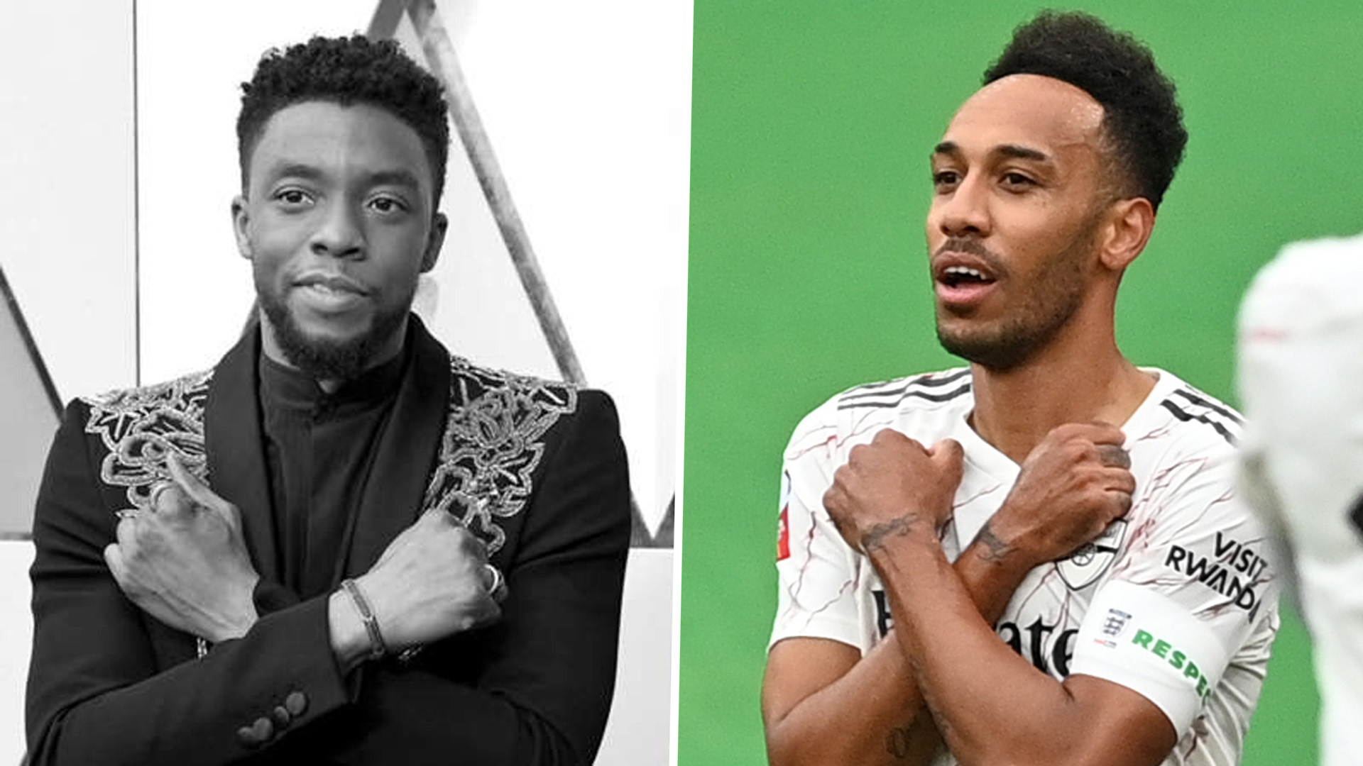 Aubameyang-rend-hommage-a-Chadwick-Boseman-Black-Panther