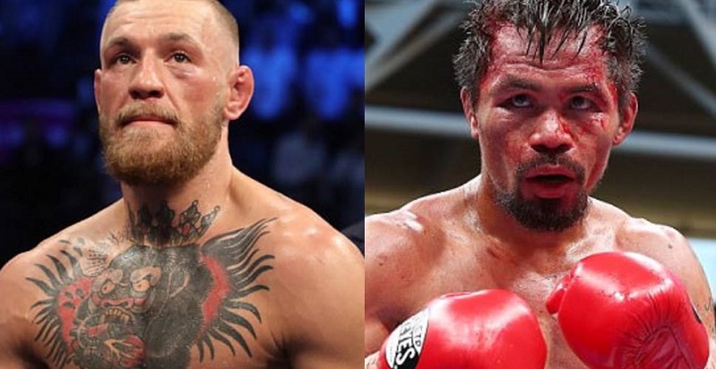 Boxe-Manny-Pacquiao-et-McGregor-preparent-un-face-a-face