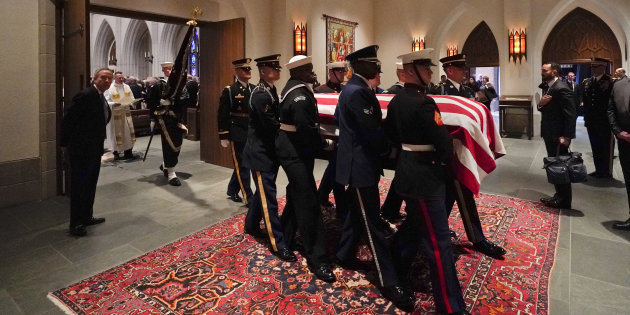 Funeral Service Held For Former U.S. President George H.W. Bush