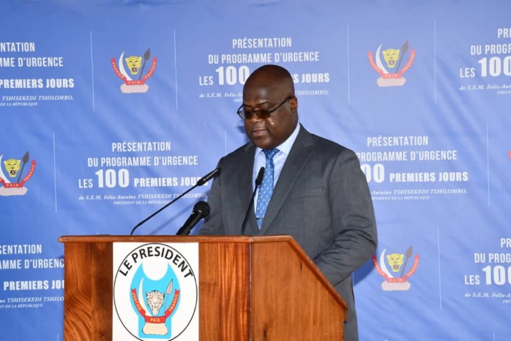 Congo-les-urgences-de-Felix-Tshisekedi-pour-les-100-prochains-jours-sont-devoilees