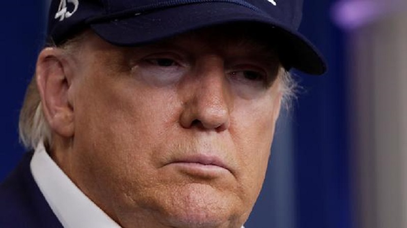 President Donald Trump with the Coronavirus Task Force hold a press briefing in Washington
