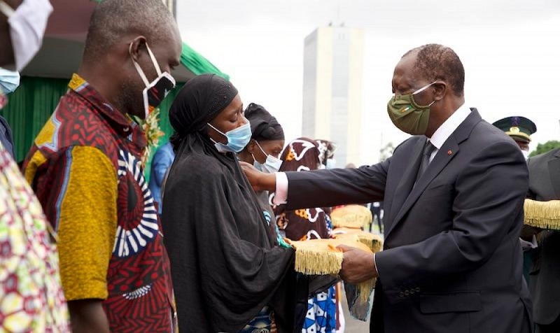 Cote-dIvoire-Attaque-de-Kafolo-Alassane-Ouattara-rend-hommage-aux-militaires-tues