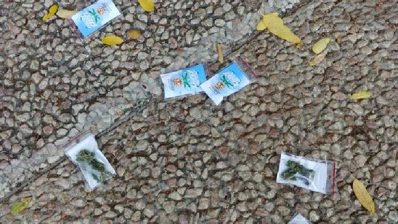 A high from on high? Drone drops weed baggies over Tel Aviv