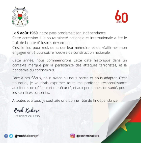 Le-president-du-Burkina-Faso-Roch-Kabore-souhaite-une-bonne-fete-de-lindependance-aux-Burkinabe