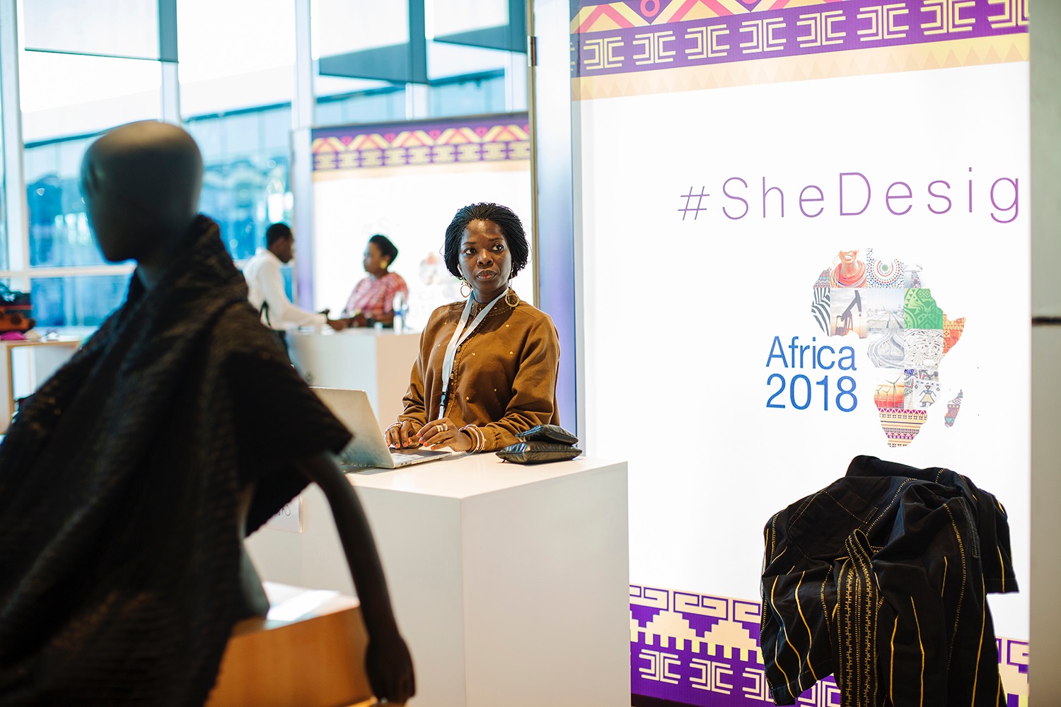 Mable-Agbodan-à-Africa-2018-Business-Forum-à-Sharm-El-SHeick-She-Designs-_5