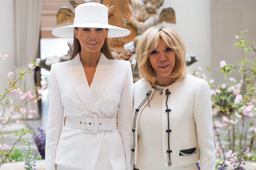 Melania-Trump-son-coup-de-fil-a-Brigitte-Macron-en-pleine-pandemie
