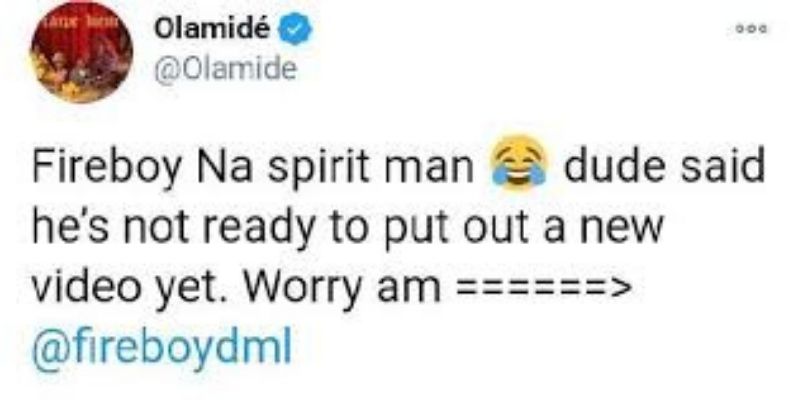 Nigeria-Musique-Olamide-demande-aux-fans-de-Fireboy-DML-de-le-harceler-voici-la-raison