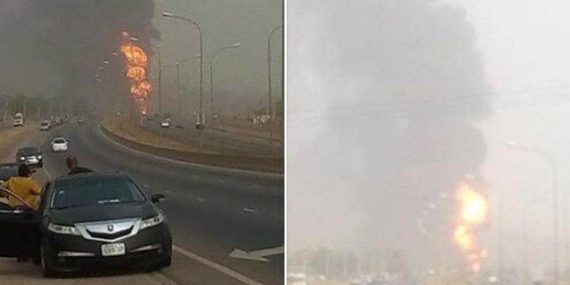 Nigeria-une-station-dessence-detruite-par-un-incendie-a-Abuja-video