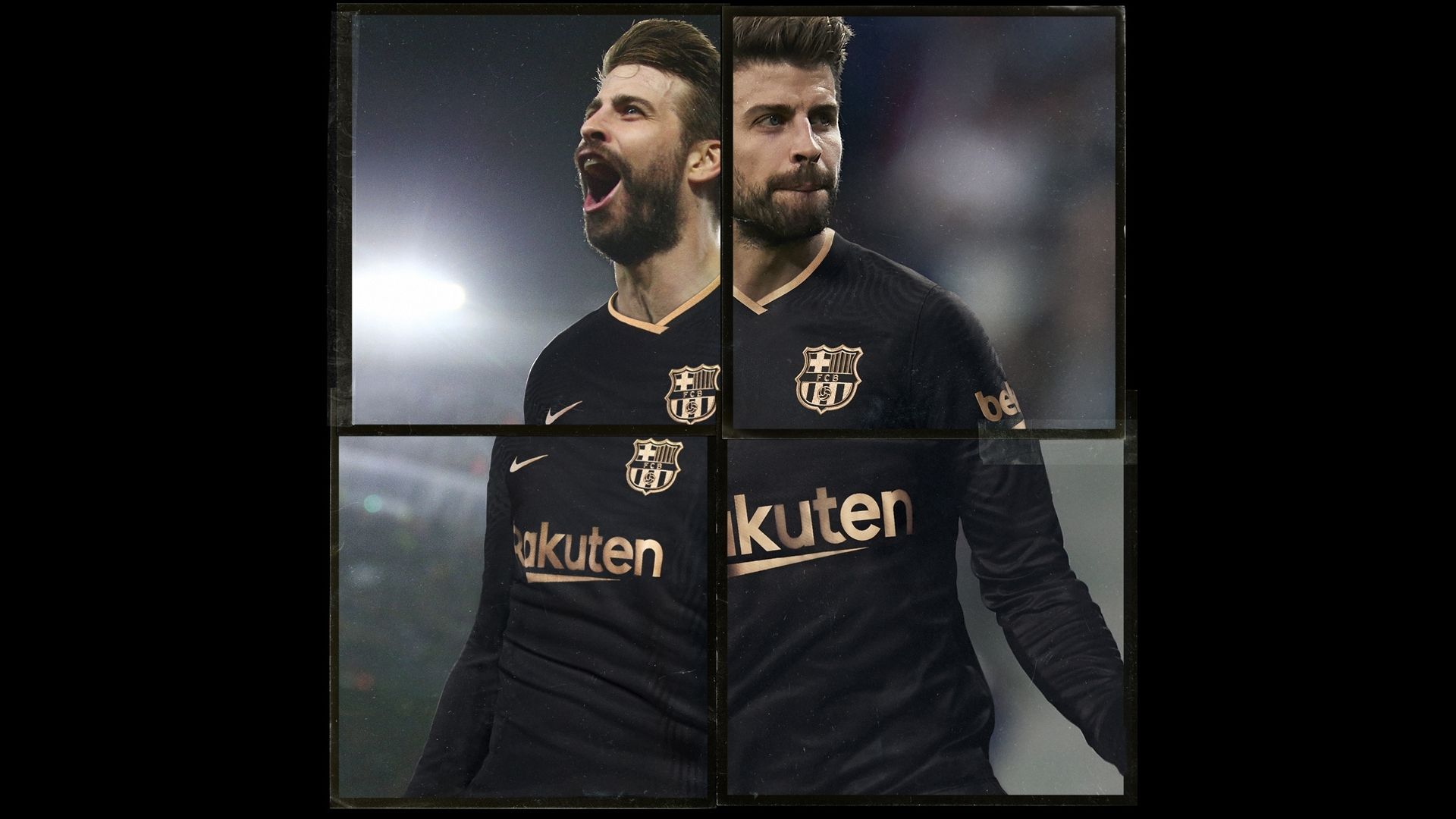 Pique-avec-le-nouveau-maillot-exterieur-du-Barca