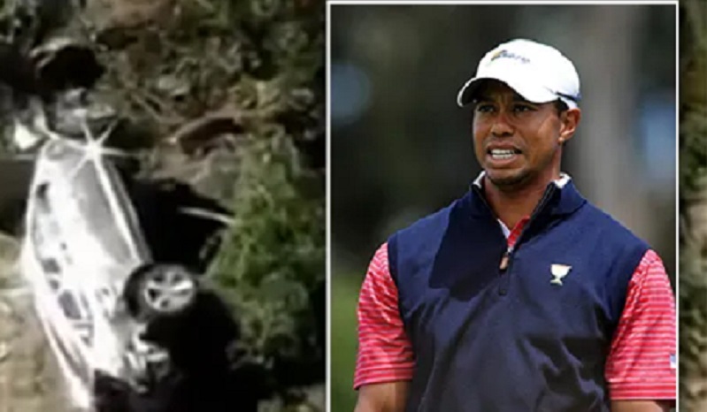 Tiger Woods Grave accident de circulation de la star du golf