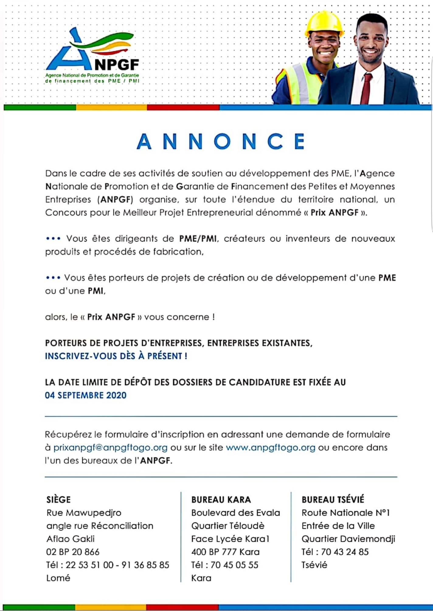 Togo-‘Prix-ANPGF-appel-a-candidatures