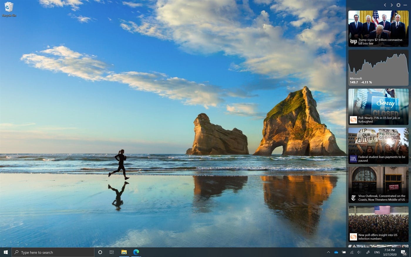 Windows-10-Microsoft-relooke-le-Bureau-de-maniere-etonnante-avec-la-News-Bar