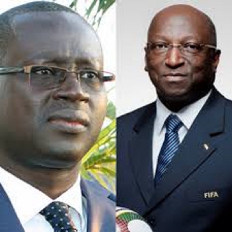 Jacques Anouma et Augustin Senghor