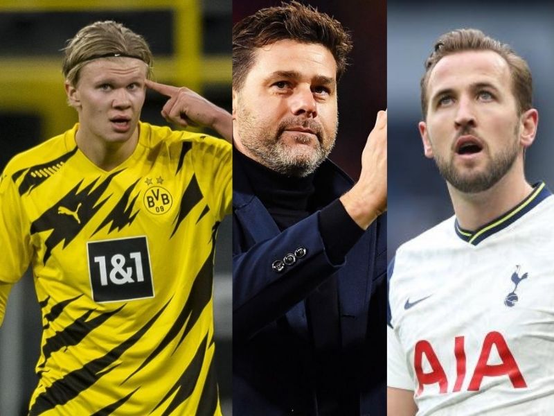 PSG Pochettino aurait fait son choix entre Erling Haaland et Harry Kane (2)