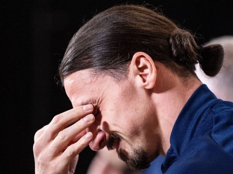 Zlatan Ibrahimovic en larmes Je suis humain, même si je suis superman