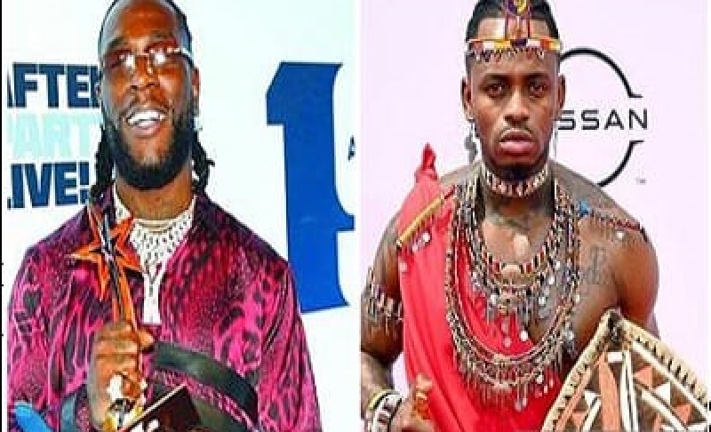 Bet Awards 2021 la réaction de Diamond Platnumz après avoir perdu face à Burna Boy