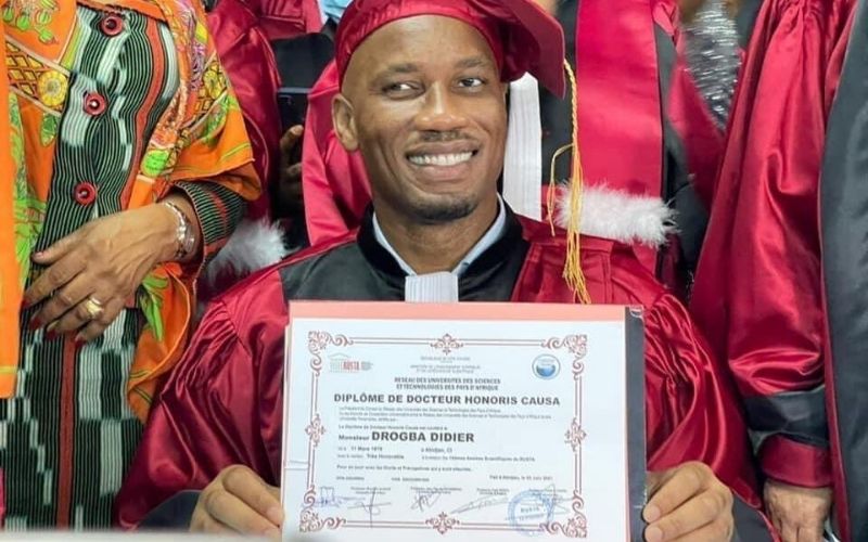 Docteur Honoris Causa Didier Drogba livre le secret de son immense succès à travers un poignant message