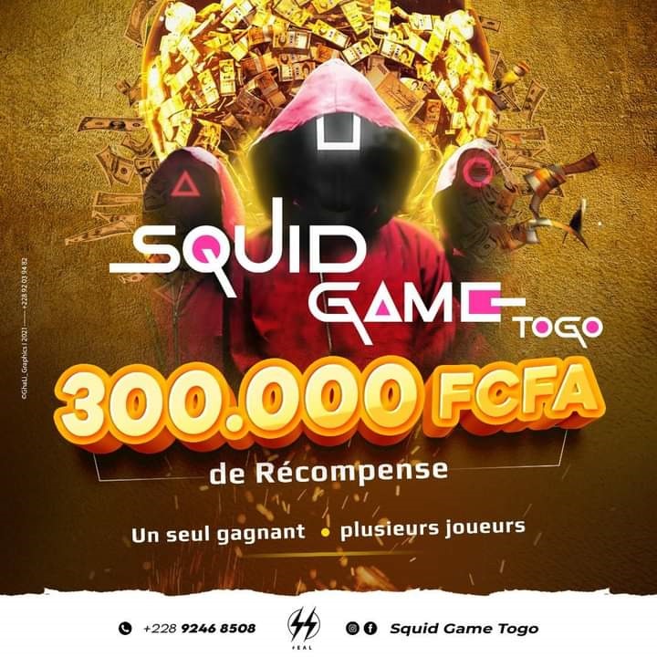 Squid Game Togo : une somme de 300 mille francs mise en jeu pour ce nouveau challenge