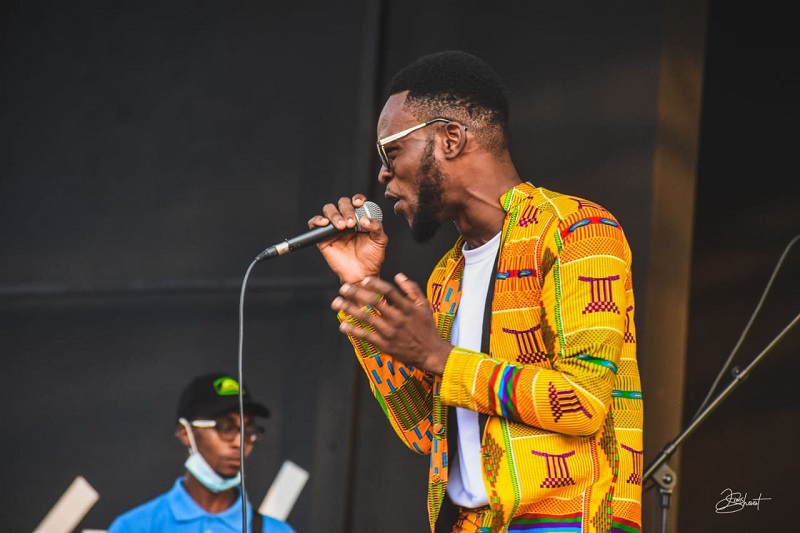 Togo Le slameur Mesko-CGCE parrain de la 5e édition du FestiSol 2021 en Pays de Grasse (France)