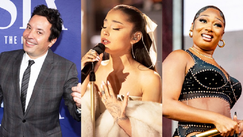 Stars Jimmy Fallon, Megan Thee Stallion et Ariana Grande surprennent leurs fans