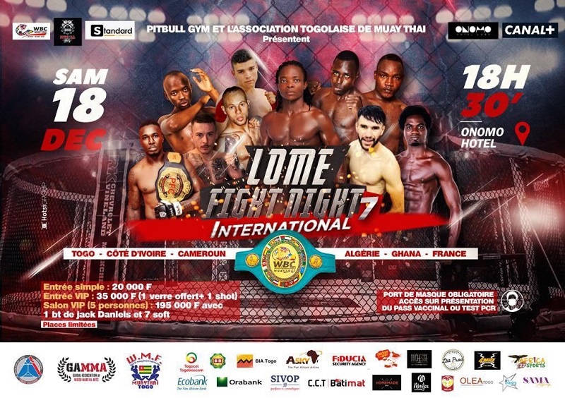 Togo Lomé Fight Night avec la ceinture WBC Muay thaï d’Afrique en jeu, l’Acte 7 bientôt