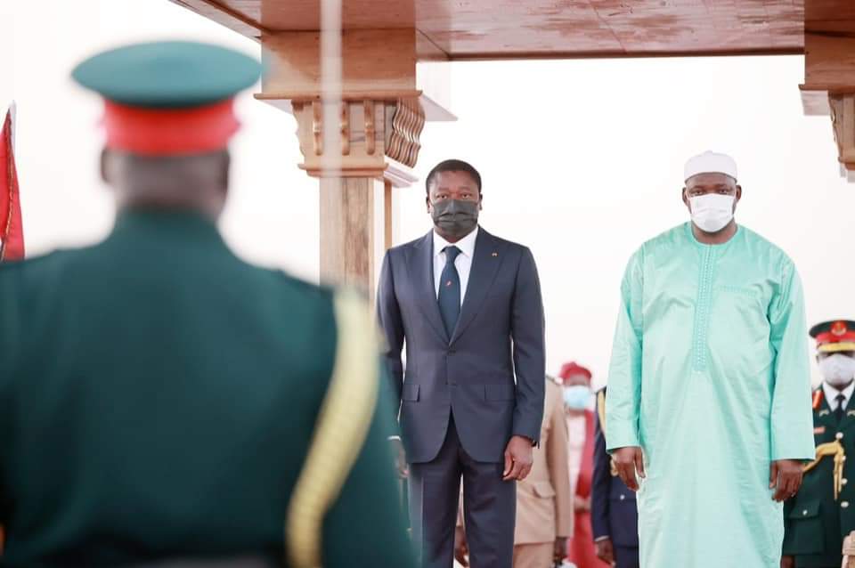 Togo Faure Gnassingbé en visite officielle à Bangui