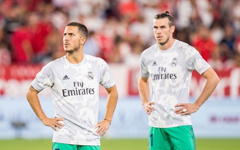 Real Madrid  quand Gareth Bale se moque ouvertement d'Eden Hazard, snobé par Ancelotti (vidéo)