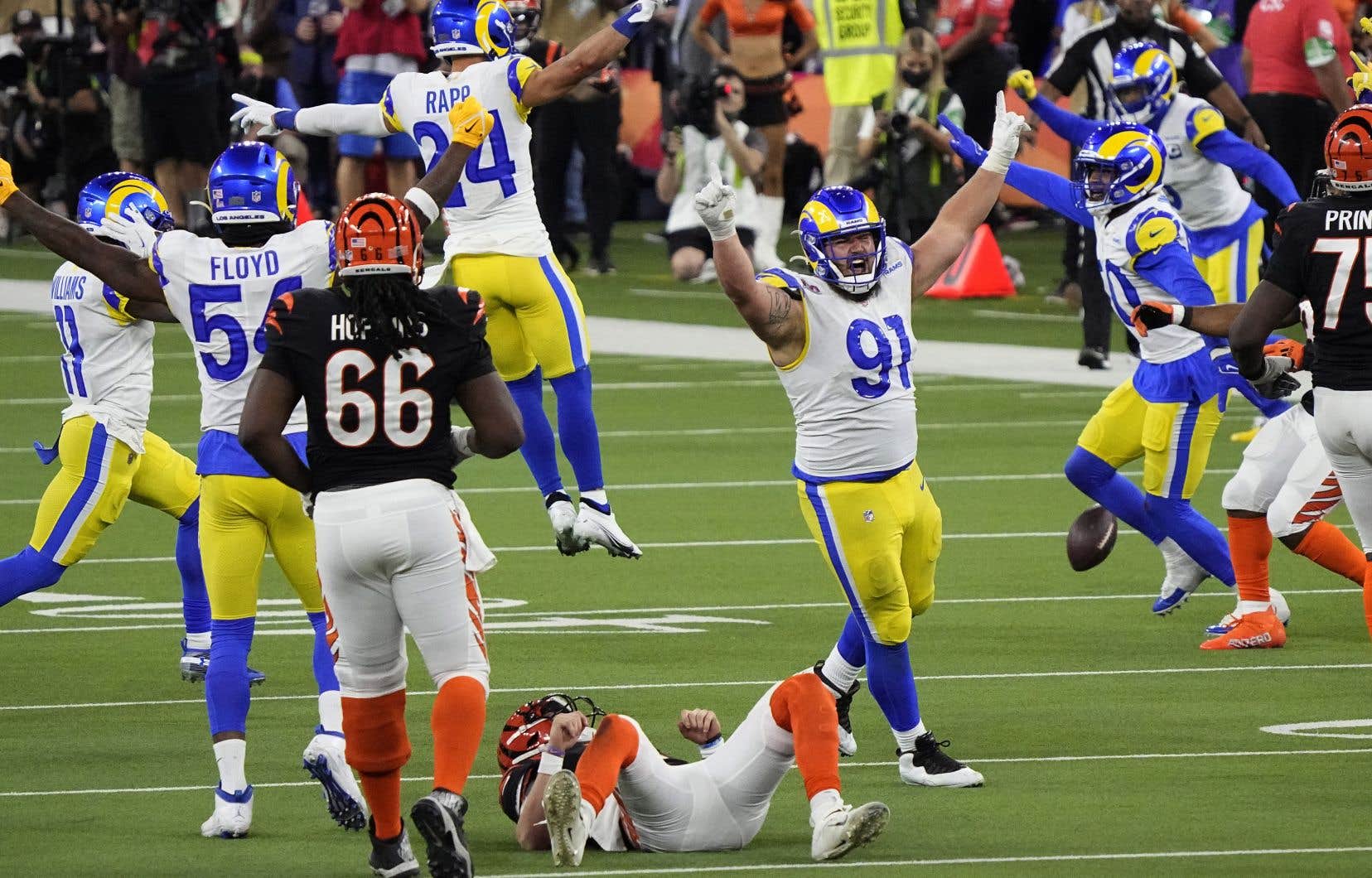 Super Bowl 2022 les Rams de Los Angeles remportent la compétition