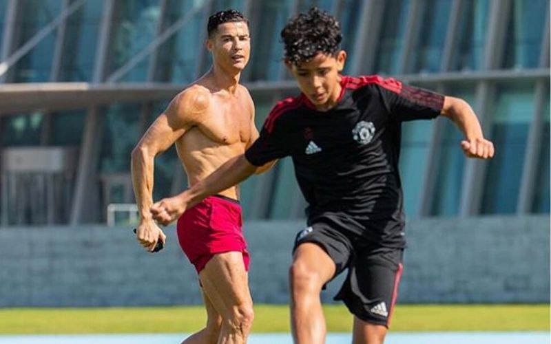 « United est s, n’est-ce pas » ; cette bourde inattendue de Cristiano Jr. fait jaser (vidéo)