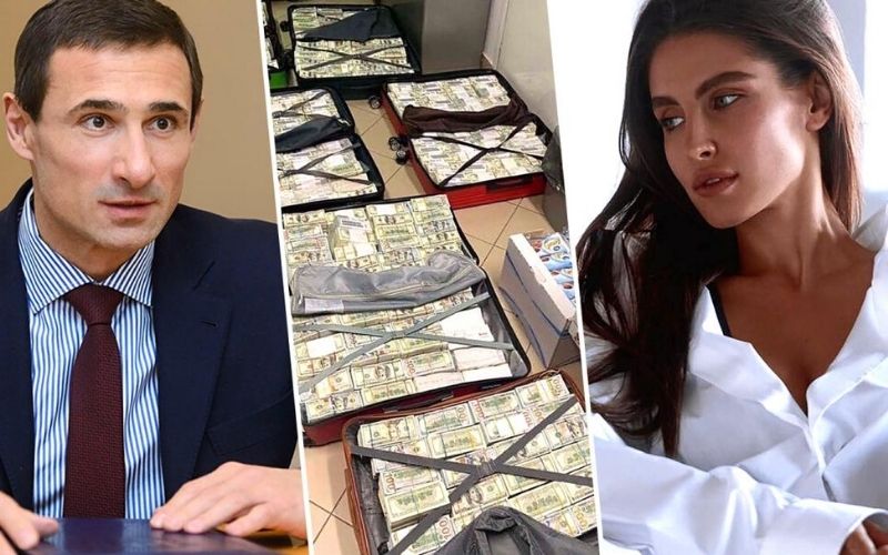 Ukraine  l’épouse d’un politicien prise à la frontière en train de fuir avec plus de 28 millions de dollars en espèces (photo)