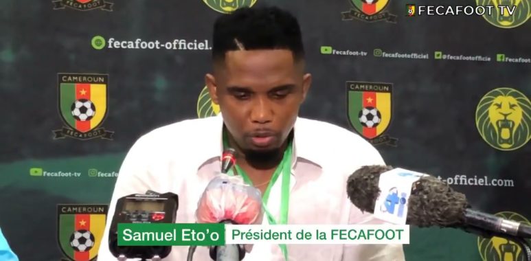 Samuel Eto'o Le président de la FECAFOOT réagit aux accusations de Djamel Belmadi