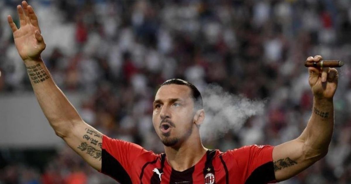 Cigare à la bouche après avoir réussi son incroyable pari, Ibrahimovic célèbre le titre de l’AC Milan (photo) (2)