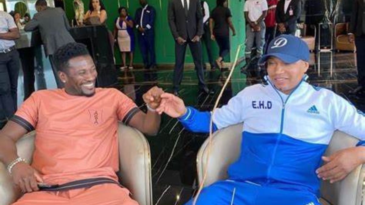 Vous êtes le visage du football africain; la surprise d'Asamoah Gyan et El-Hadji Diouf à Sadio Mané (vidéo)