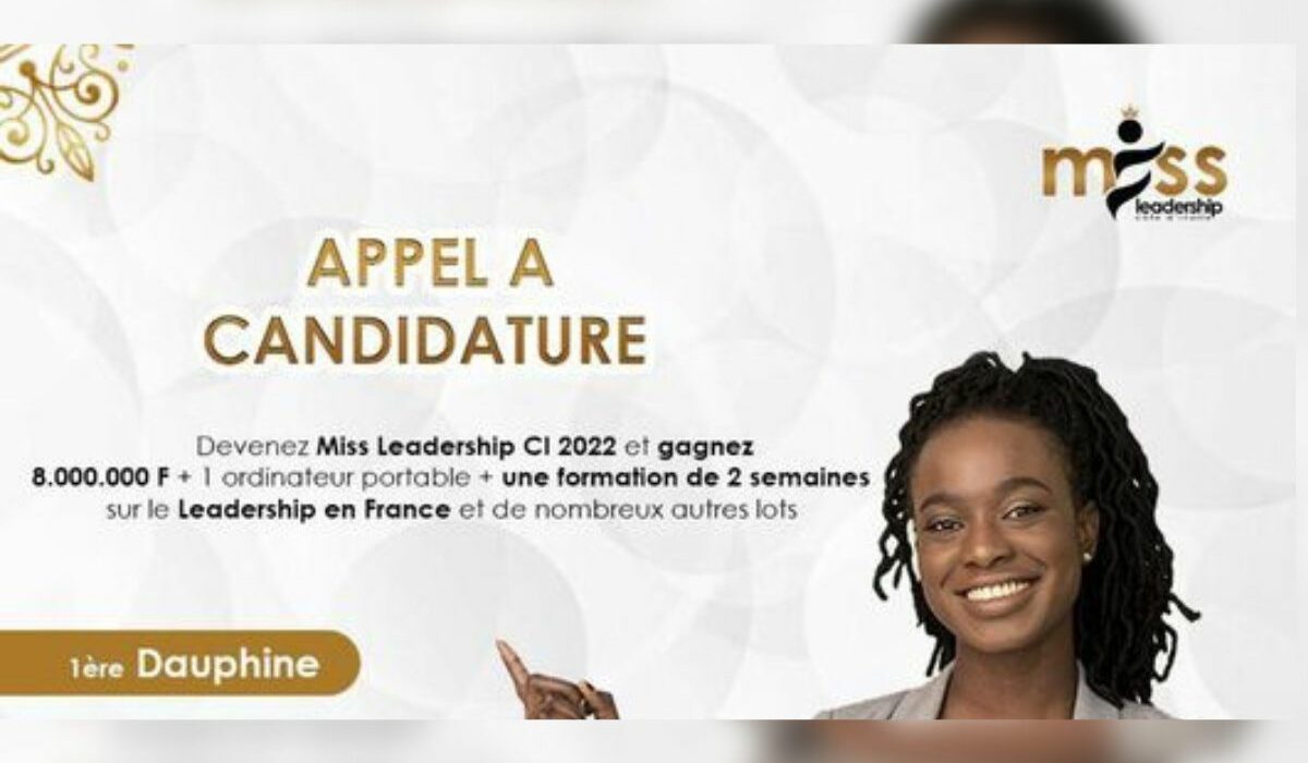 Miss leadership Côte d'Ivoire 8 millions de FCFA pour la Miss et son projet..., voici comment postuler (2)