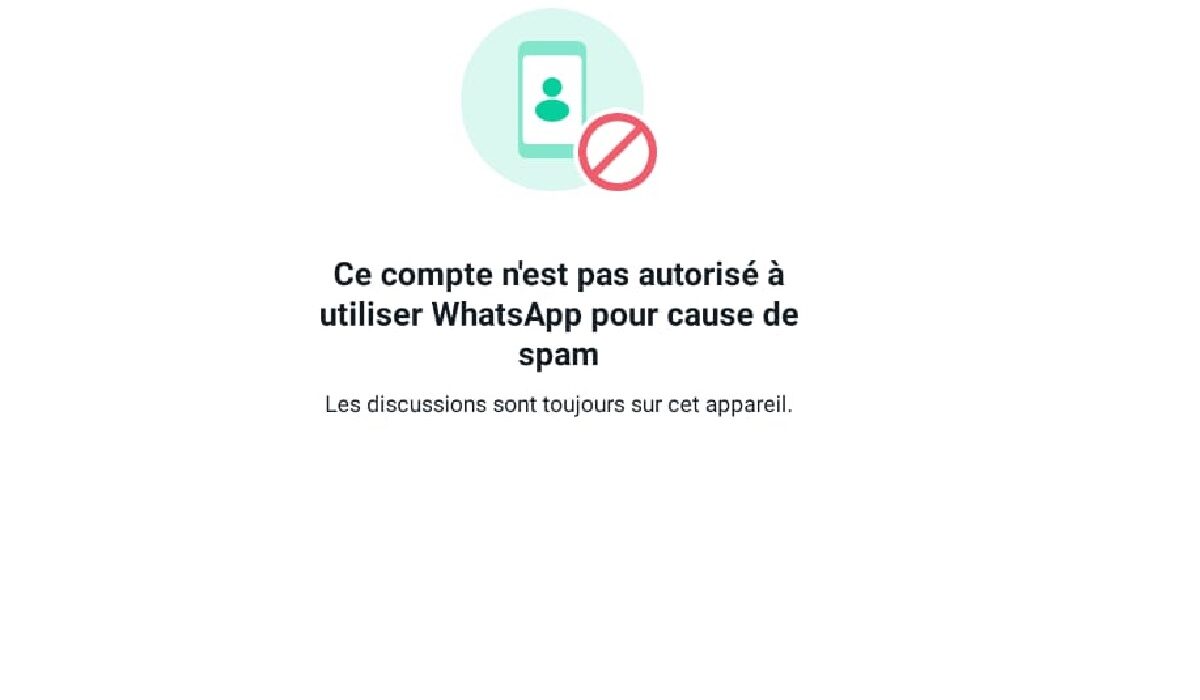 Whatsapp numéro boqué banni réactiver