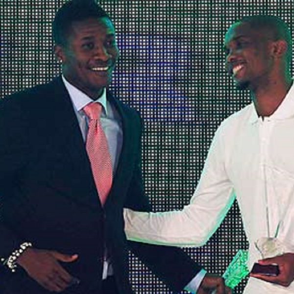 Asamoah Gyan et Samuel Eto'o