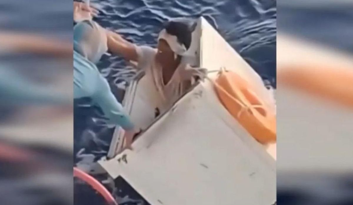 11 jours en mer dans un congélateur ; la survie de cet homme fait le tour (vidéo)