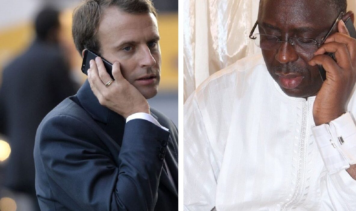 Allô ... Tu es où On t'attend ... Macky Sall accuse un retard à une réunion de Chefs d'Etat ; Macron l'appelle en public pour ... (vidéo)