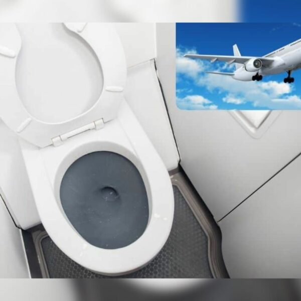 Avion où va le contenu des toilettes quand on tire la chasse