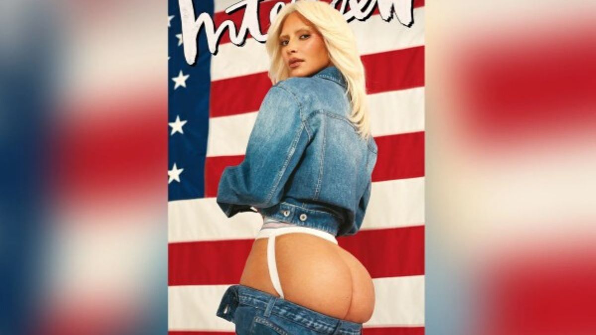 Si le rêve américain est maintenant Kim Kardashian clignotant son gros cµl devant le drapeau... ; l'ex de Kanye West choque plus d'un 