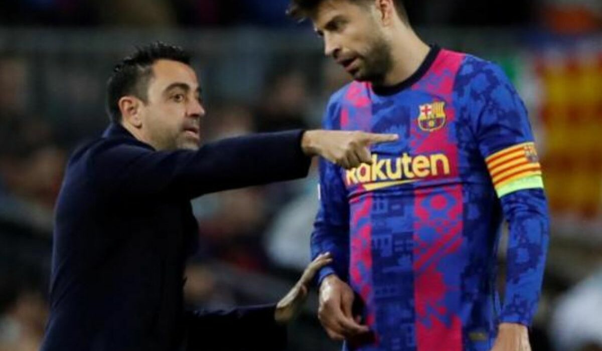 Xavi Gerard Piqué, tu vas jouer encore moins maintenant