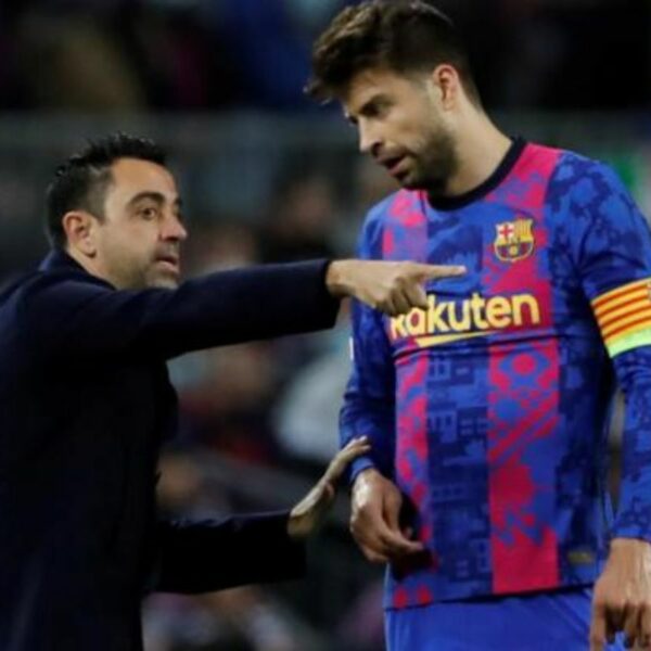 Xavi Gerard Piqué, tu vas jouer encore moins maintenant