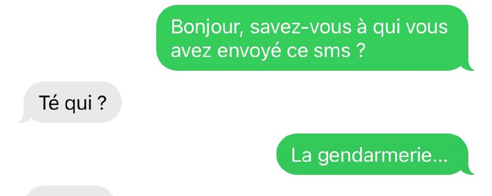 Arnaque par SMS Un escroc tombe par malheur sur le numéro d'un gendarme (photo)