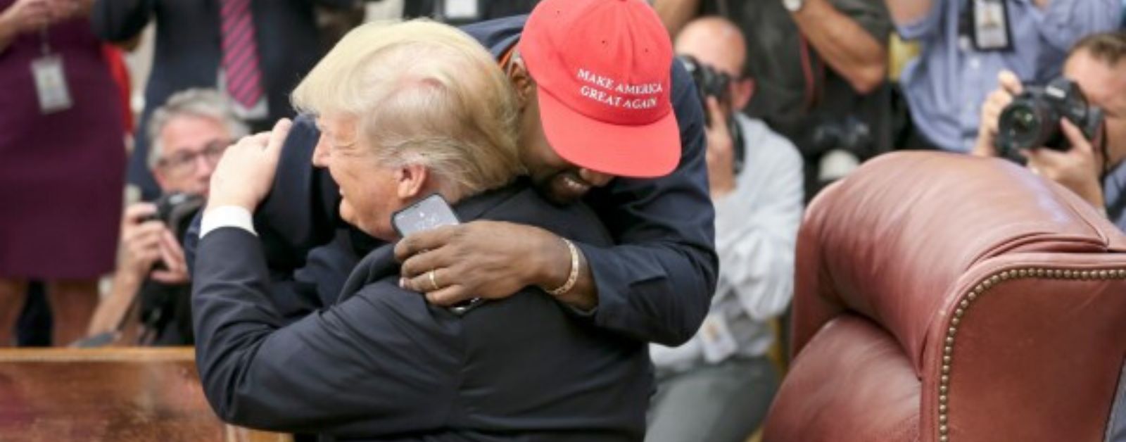 Kanye West Ils ont dit que je serais tué pour avoir porté le chapeau de Donald Trump