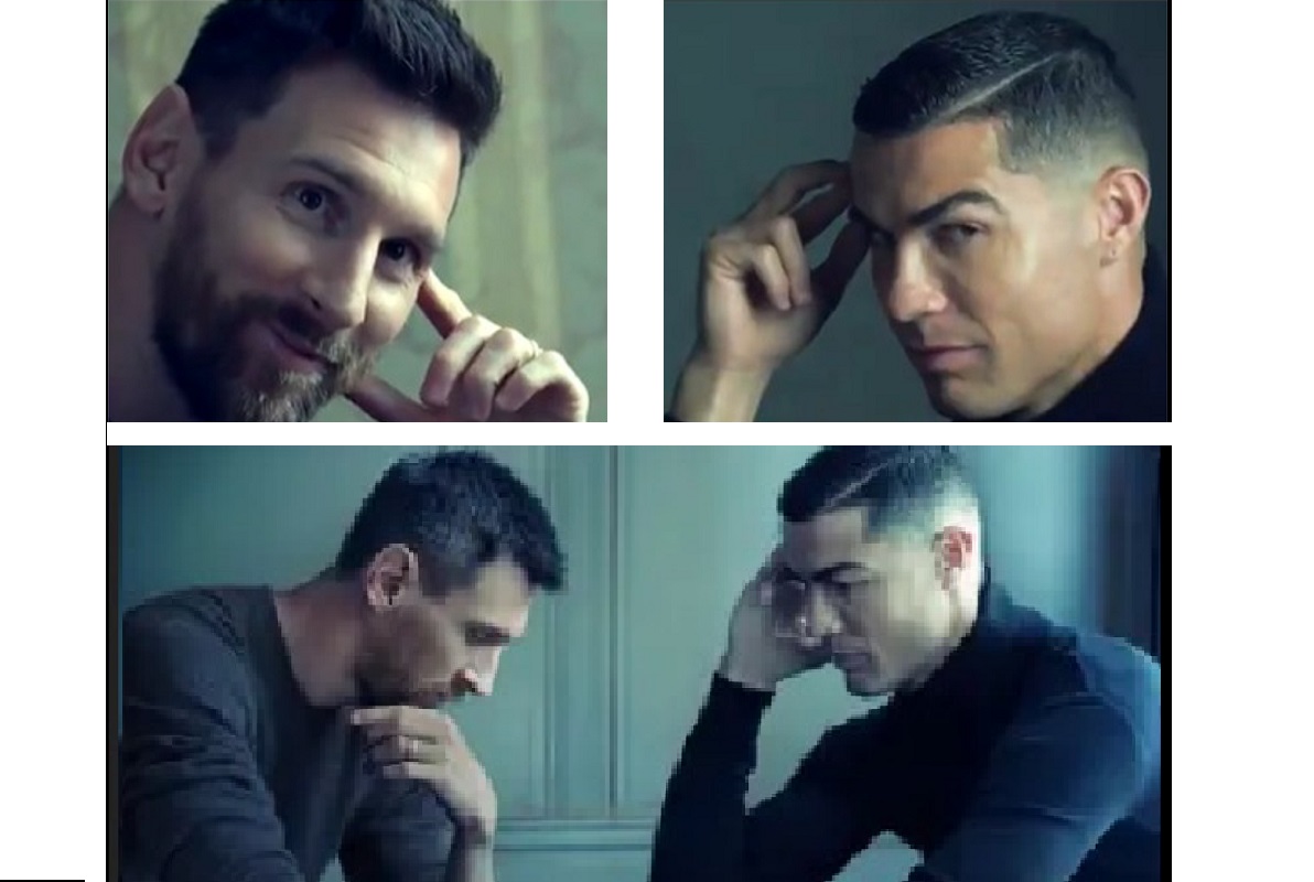 Lionel Messi et Cristiano Ronaldo Une vidéo montre les coulisses de la fameuse photo des deux GOAT