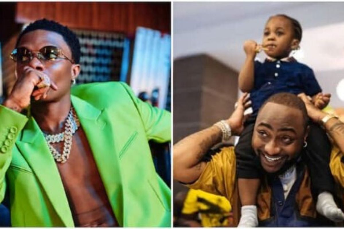 Mort du fils de Davido  Wizkid pose un geste émouvant pour soutenir son frère