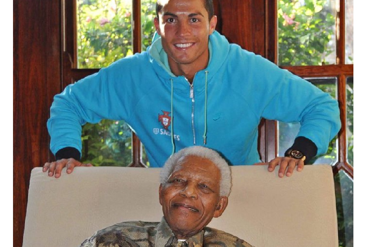 Cristiano Ronaldo s'approprie un héritage de Nelson Mandela