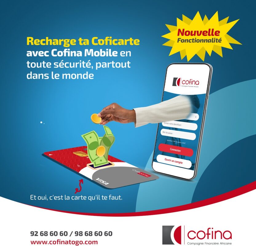 1COFINA MOBILE L’application web de COFINA innove avec de nouvelles fonctionnalités sur le Coficarte