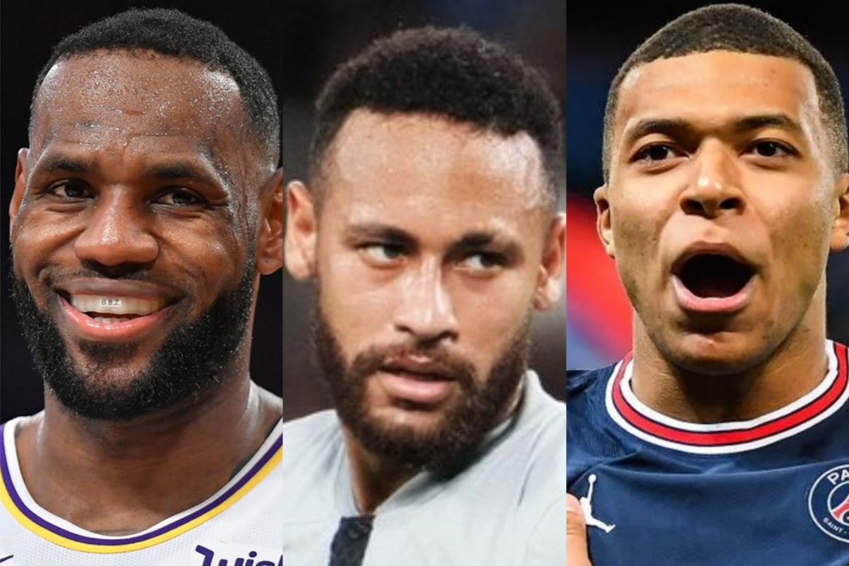 Neymar Mbappé LeBron James