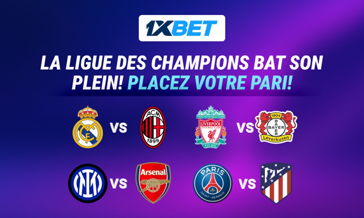 Pariez sur les matchs les plus chauds de la 4ᵉ journée de la Ligue des champions !